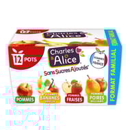 Charles & Alice sans sucre ajouté panaché 12x100g