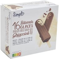 Simpl 16 bâtonnets vanille chocolat 880ml 536g