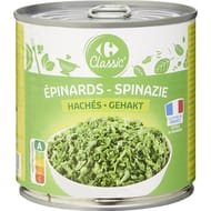 Carrefour classic' épinards hachés 395g