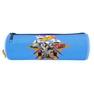 Trousse scolaire ronde Hot Wheels Bleu