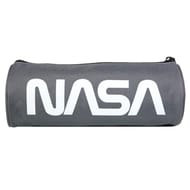Trousse scolaire ronde Nasa Gris