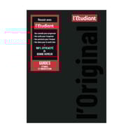 Agenda l'étudiant gomme pvc 15x20 1 jour/page 24-25 352 pages noir français
