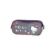 Warner trousse rectangulaire double compartiment hello kitty kiss
