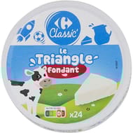 Carrefour Classic' fromage triangle fondant x24 400G