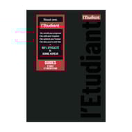 Agenda l'étudiant gomme wire'o 15x21 352 pages 1 jour/page 24-25 noir français