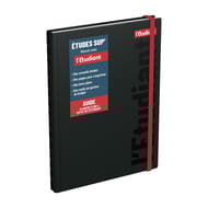 Agenda l'étudiant 15x21 192 pages 1 semaine sur 2 pages 24-25 noir français