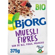 Bjorg muesli fibres son blé bio 375g