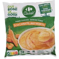 Carrefour classic' purée à la carotte 750g