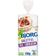 Bjorg galettes au sarrasin sans sel bio sans gluten 130g