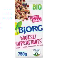 Bjorg muesli superfruits bio format maxi 750g