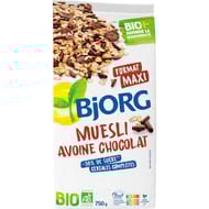 Bjorg muesli avoine chocolat bio 750g