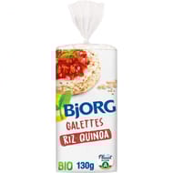 Bjorg galettes quinoa sans gluten bio 130g