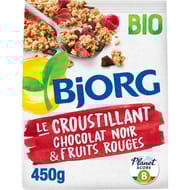 Bjorg croustillant fruits rouges choco bio 450g