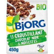 Bjorg croustillant chocolat noisette bio 450g