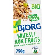 Bjorg muesli aux fruits bio 750g