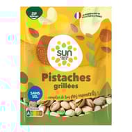 Pistaches coques grillées sans sel 250g SUN