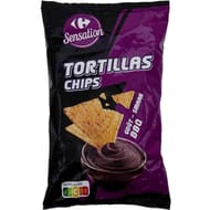 Carrefour sensation chips tortillas barbecue 150g