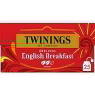 Twinings english breakfast original 25 sachets 40g