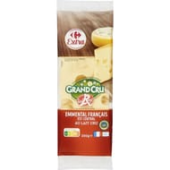 Carrefour Extra Emmental bloc Grand Cru Label Rouge 250g