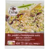 Carrefour extra riz poulet et champignons noirs 900g