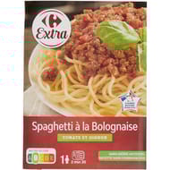 Carrefour extra spaghetti à la bolognaise 300g