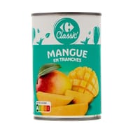 Carrefour classic' mangue en tranches 235g