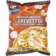Carrefour Sensation nouilles sautées aux crevettes 900g