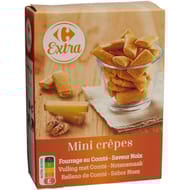 Carrefour extra biscuit apéritif mini crêpes comté noix 65g