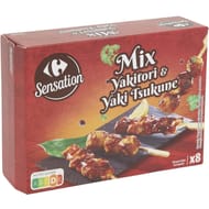 Carrefour sensation mix yakitori & tsukune 200g