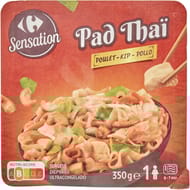 Carrefour Sensation poulet pad thaï 350g