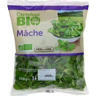 Carrefour bio mâche 100g