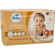 Carrefour baby couches taille 3 4-9 kg x47
