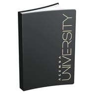 Agenda lecas university 12x18 288 pages 1 jour/page 24-25 noir français