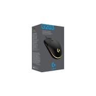 Logitech souris gaming noire G203 LIGHTSYNC 910-005796