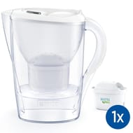 Brita carafe filtrante Marella blanche 1 filtre à eau Maxtra Pro inclus 1051118