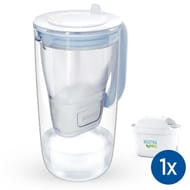 Brita carafe en verre bleu 1 filtre à eau Maxtra Pro inclus 1050449