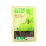 Raisin sec sultanine 200g Carrefour Bio