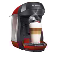 Bosch machine à dosette Tassimo Happy rouge anthracite TAS103E
