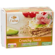 Carrefour extra tartine seigle complet sésame 250g