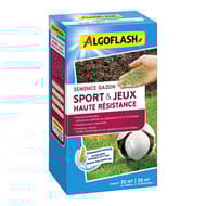 Algoflash semences gazon sports et jeux haute résistance 800g