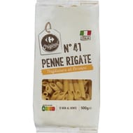 Carrefour original pâtes penne rigate n°41 moule en bronze 500g