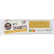 Carrefour original pâtes spaghetti n°11 moule en bronze 500g