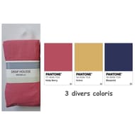 Drap-housse 52 fils uni 90x190cm avec grand bonnet 30cm