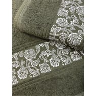 Drap de douche irène 70x140cm kaki