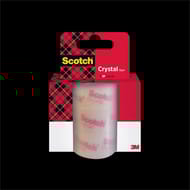 Scotch lot de 3 recharges crystal 25mx19mm