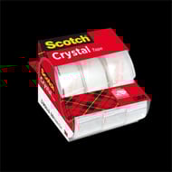 Scotch lot de 3 devidoirs caddy pack crystal 7.5mx19mm l2500