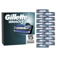 Gillette lames de rasoir pour homme mach3 10+5 gratuites