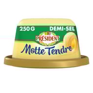 Président motte tendre demi sel 250g