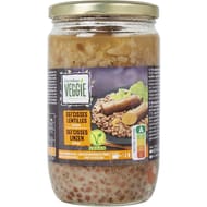 Carrefour veggie plat cuisiné sei'cisses lentilles seitan 650g