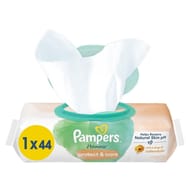 Pampers harmonie protect & care lingettes pour bébé x44